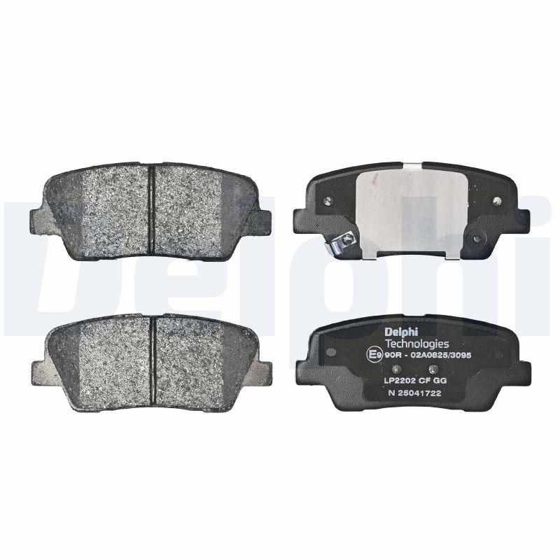 Für DELPHI LP2202 Brake Pad Set, disc brake LP2202 Brake pads set rear (with a - Bild 7