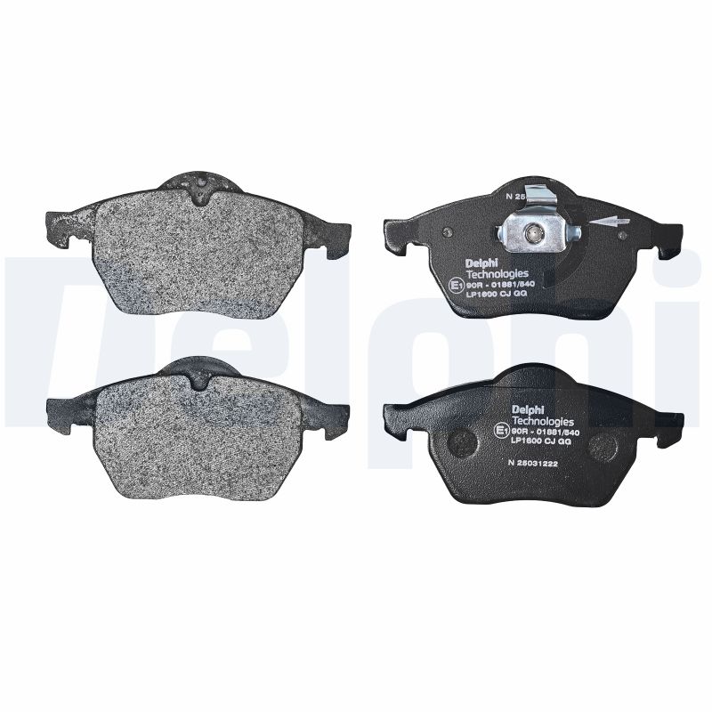 Für DELPHI LP1600 Brake Pad Set, disc brake LP1600 Brake pads set front , fits: - Bild 6