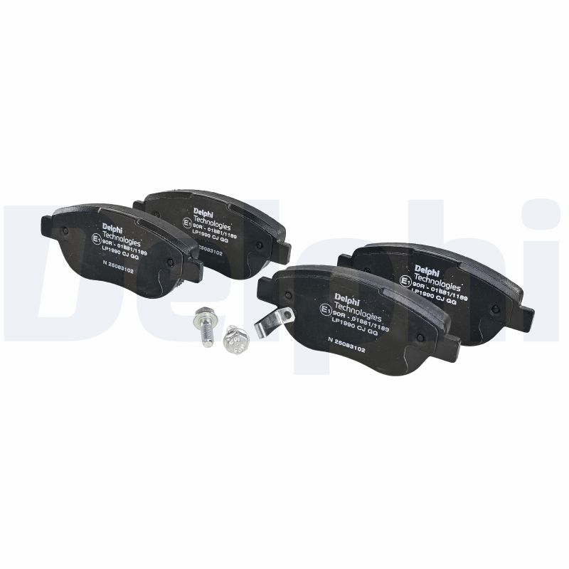 Für DELPHI LP1990 Brake Pad Set, disc brake LP1990 Brake pads set front , fits: - Bild 9