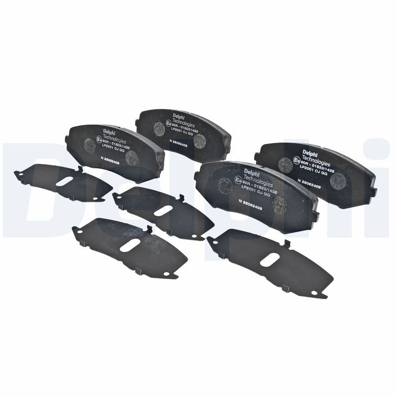 Für DELPHI LP2001 Brake Pad Set, Disc Brake - Bild 6