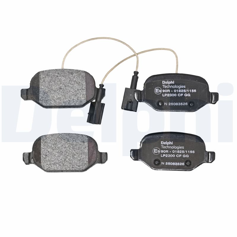Für DELPHI LOCKHEED HAMULCE LP2300 BRAKE PAD AXLE SET INC BOLTS ALFA ROMEO - Bild 9