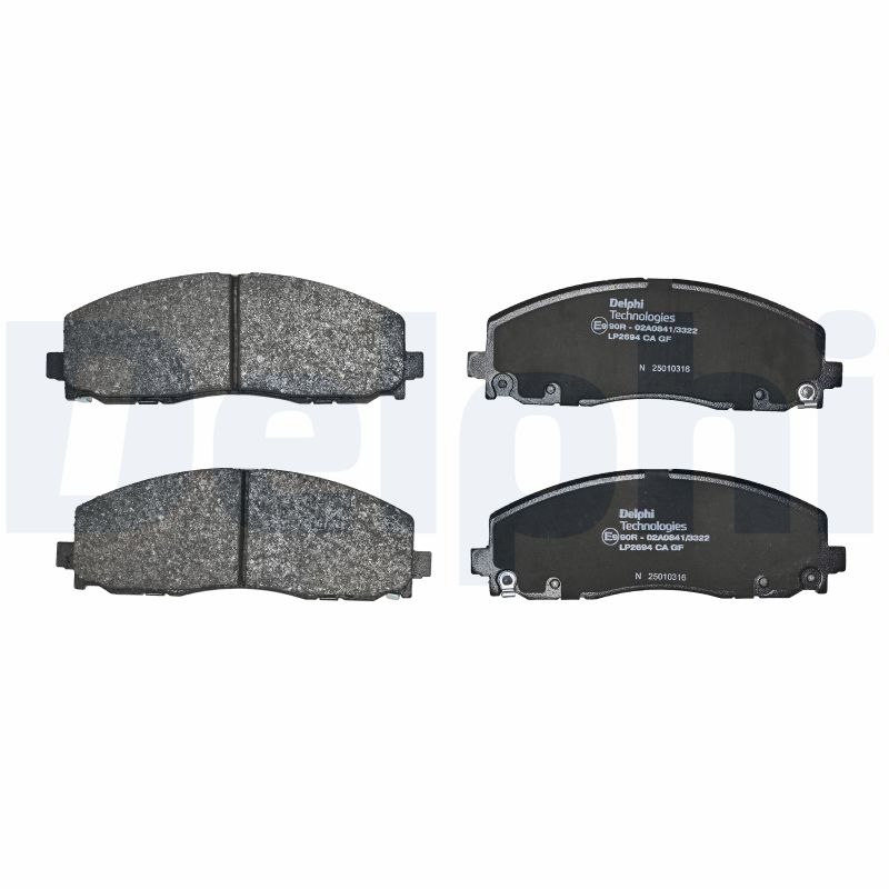 Für DELPHI HAMULCE LP2694 BRAKE PADS FRONT GRAND VOYAGER V 07- - Bild 7