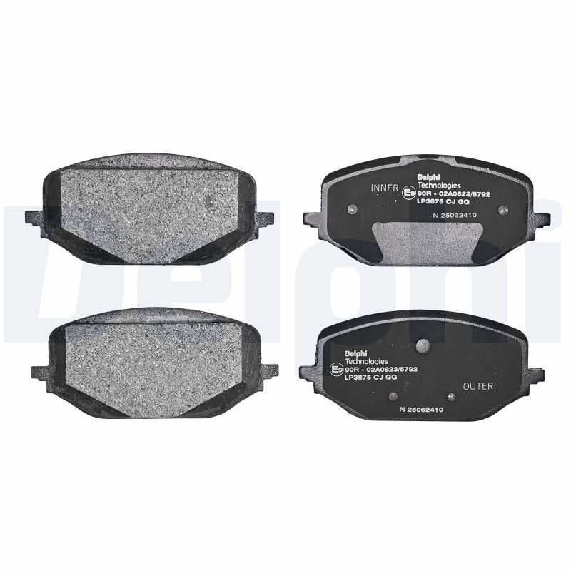 Für DELPHI HAMULCE LP3875 BRAKE PADS FRONT - Bild 8