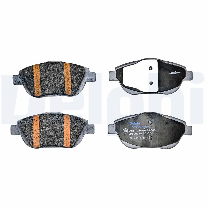 Für DELPHI HAMULCE LP5083EV BRAKE PADS FRONT EV - Bild 7