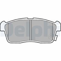 Delphi Bremsbelagsatz, Scheibenbremse f&uuml;r DAIHATSU CUORE VII (L275_, L285_, L276_), Art.-Nr. LP1442