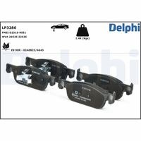 Delphi Bremsbelagsatz, Scheibenbremse, Art.-Nr. LP3286