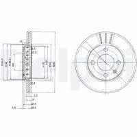 Delphi Bremsscheibe, Art.-Nr. BG2982