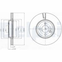 Delphi Bremsscheibe, Art.-Nr. BG4184