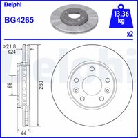 Delphi Bremsscheibe, Art.-Nr. BG4265