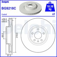 Delphi Bremsscheibe, Art.-Nr. BG9218C