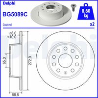 Delphi Bremsscheibe, Art.-Nr. BG5089C