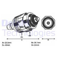 Delphi Abstellvorrichtung, Einspritzanlage, Art.-Nr. 7240-224