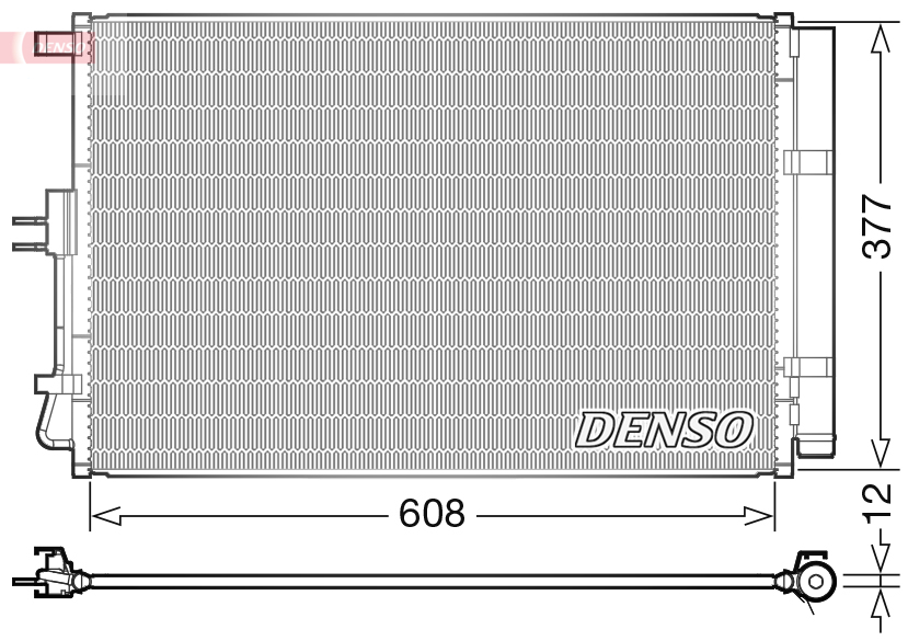 DENSO Kondensator, Klimaanlage dcn43003 für KIA - Bild 7