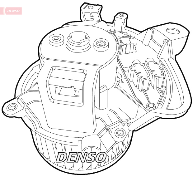 Denso Innenraumgebläse [Hersteller-Nr. DEA01011] für Alfa Romeo - Bild 7