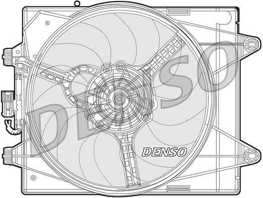DENSO Lüfter, Motorkühlung der13004 für Fiat