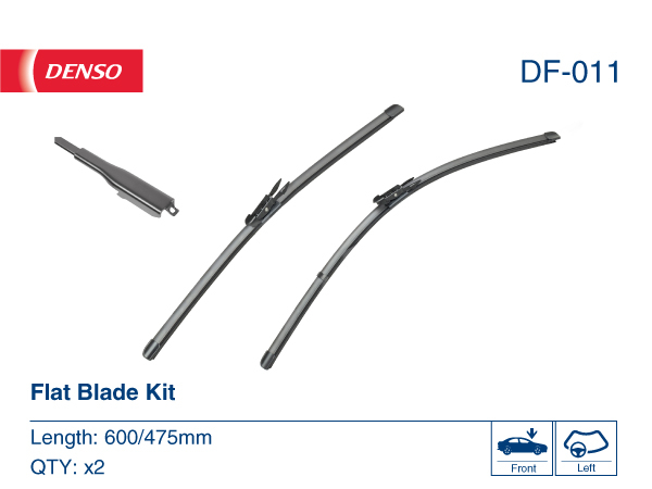 Denso Wischblatt [Hersteller-Nr. DF-011] für Alpina, Infiniti, Audi, BMW, Renault, Mercedes-Benz - Bild 4