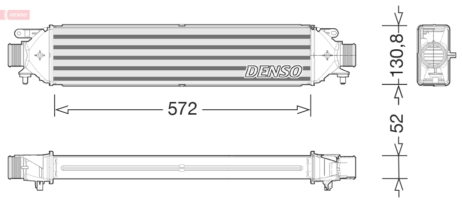 Intercooler – Luftkühler DIT09122 DENSO für ALFA ROMEO FIAT - Bild 5