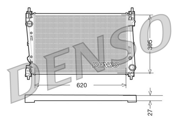 Denso Kühler, Motorkühlung [Hersteller-Nr. DRM09112] für Opel, Fiat, Lancia, Vauxhall - Bild 6