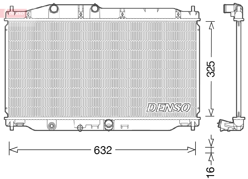 Für DENSO-TERMIKA DRM40043 RADIATOR 1.4 I-VTEC - Bild 8