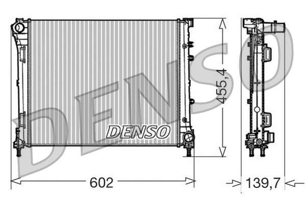 Denso Kühler, Motorkühlung Größe 27.0 Drm09162 - Bild 9