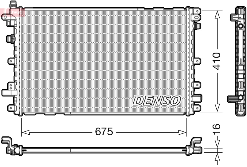 Kühler, Motorkühlung DRM20113 DENSO für OPEL AMPERA - Bild 7