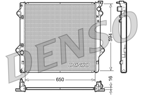 Kühler, Motorkühlung DRM50036 DENSO für TOYOTA FJ CRUISER - Bild 7