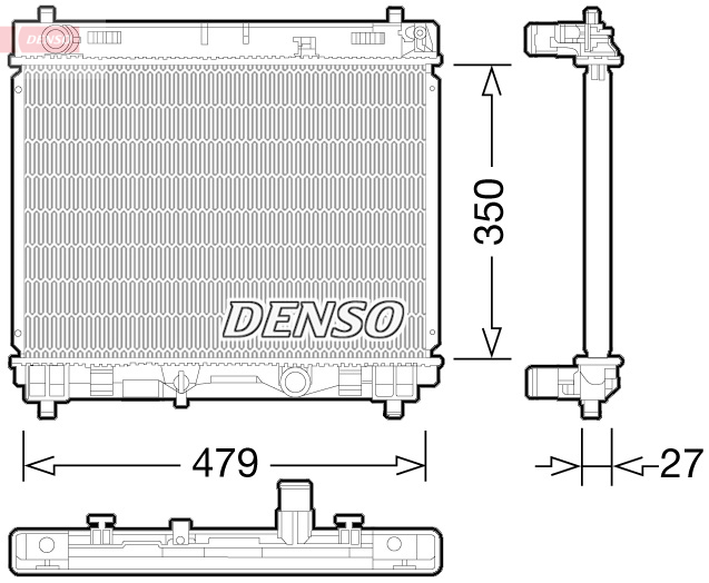 Kühler, Motorkühlung DRM50058 DENSO für TOYOTA URBAN CRUISER - Bild 7