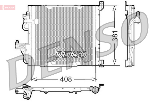 Denso Kondensator, Klimaanlage [Hersteller-Nr. DCN20012] für Opel, Vauxhall - Bild 6