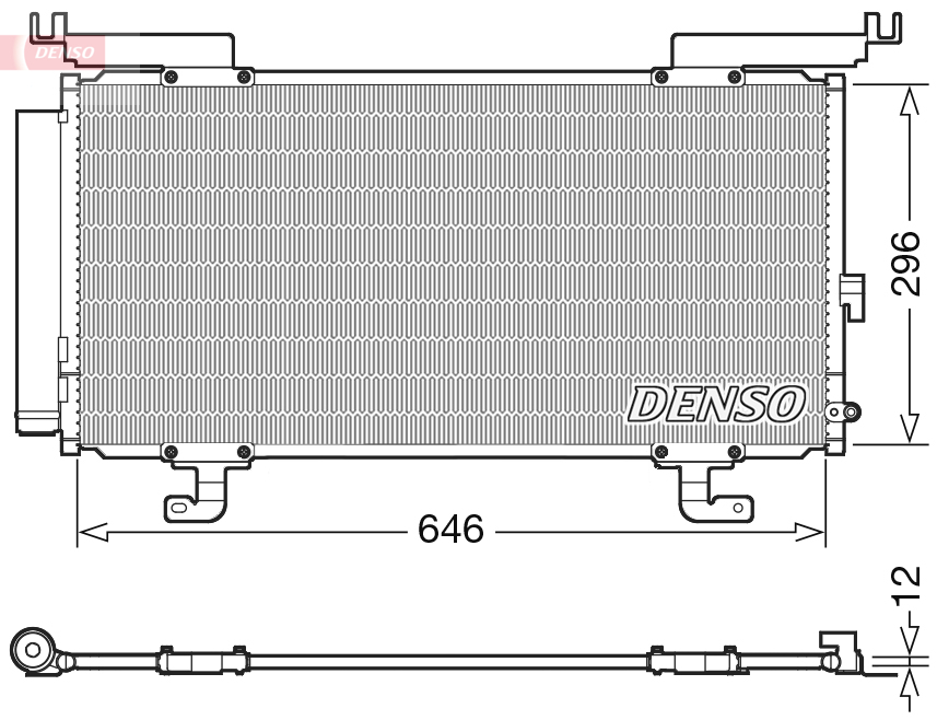 Für DENSO DCN36004 condenser SUBARU OUTBACK 15- - Bild 8