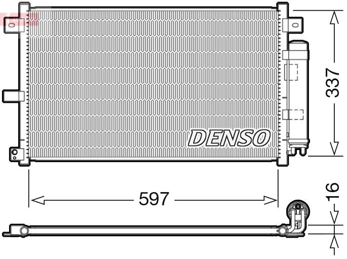 Für DENSO DCN44001 MAZDA MX-5 III condenser - Bild 9