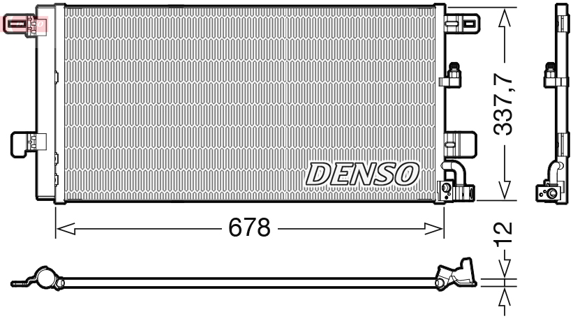 Für DENSO-KLIMATYZACJA DCN02001 AC CONDENSER - Bild 6