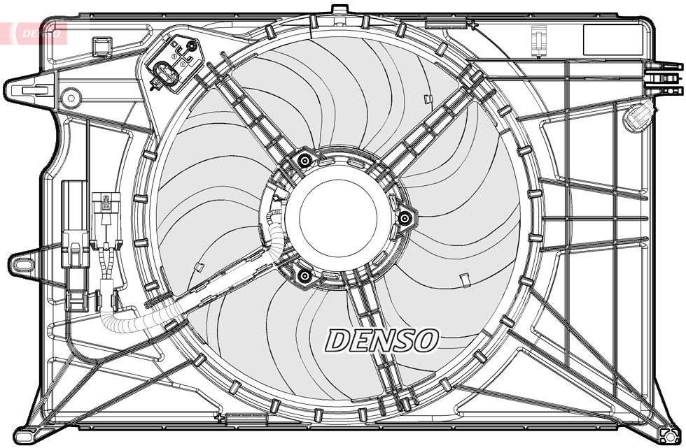 DENSO DER09074 Lüfter für Motorkühlung Lüfter Motorkühlung Kühlung - Bild 5