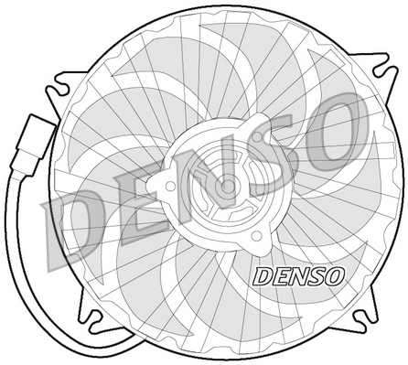 DENSO Lüfter, Motorkühlung der21017 für Citroën/Peugeot