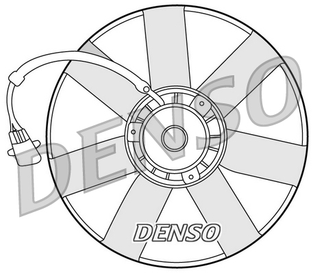 DENSO Lüfter, Motorkühlung der32002 für VW