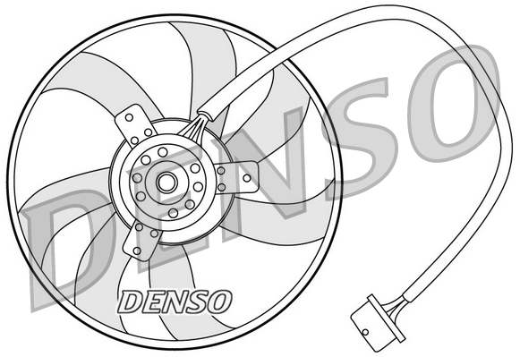 DENSO Lüfter, Motorkühlung der32003 für VW