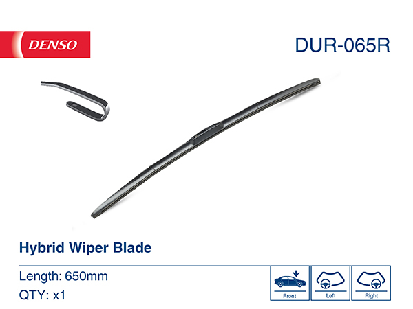 DENSO Wischblatt, dur065r für FERRARI HONDA MAZDA MITSUBISHI NISSAN Suzuki TOYOTA LEXUS HYUNDAI KIA INFINITI LAND ROVER