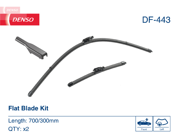 Denso Wischblatt [Hersteller-Nr. DF-443] für Renault, Mitsubishi - Image 3