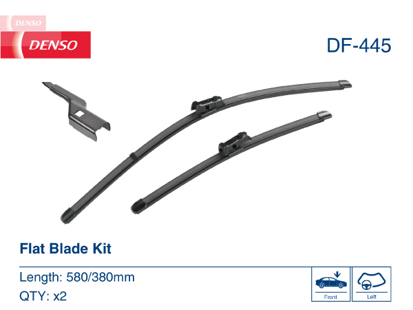 Wischblatt Flachbalkenwischblatt DF-445 DENSO für NISSAN JUKE - Image 4