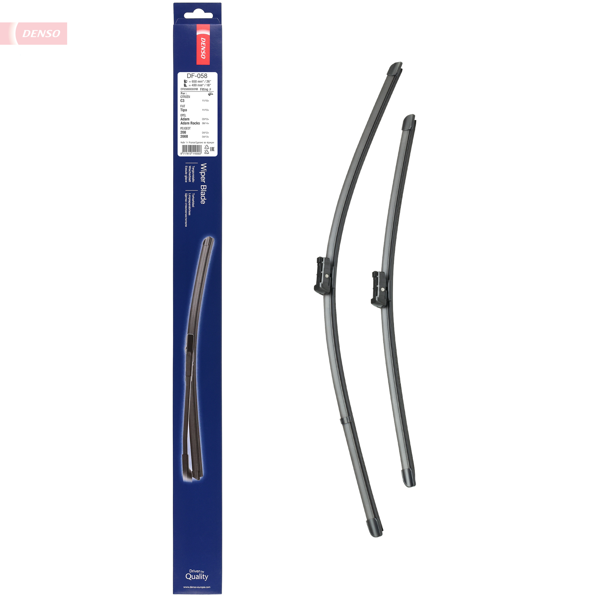 Denso Wischblatt Df-058 Für Opel Peugeot - Bild 5