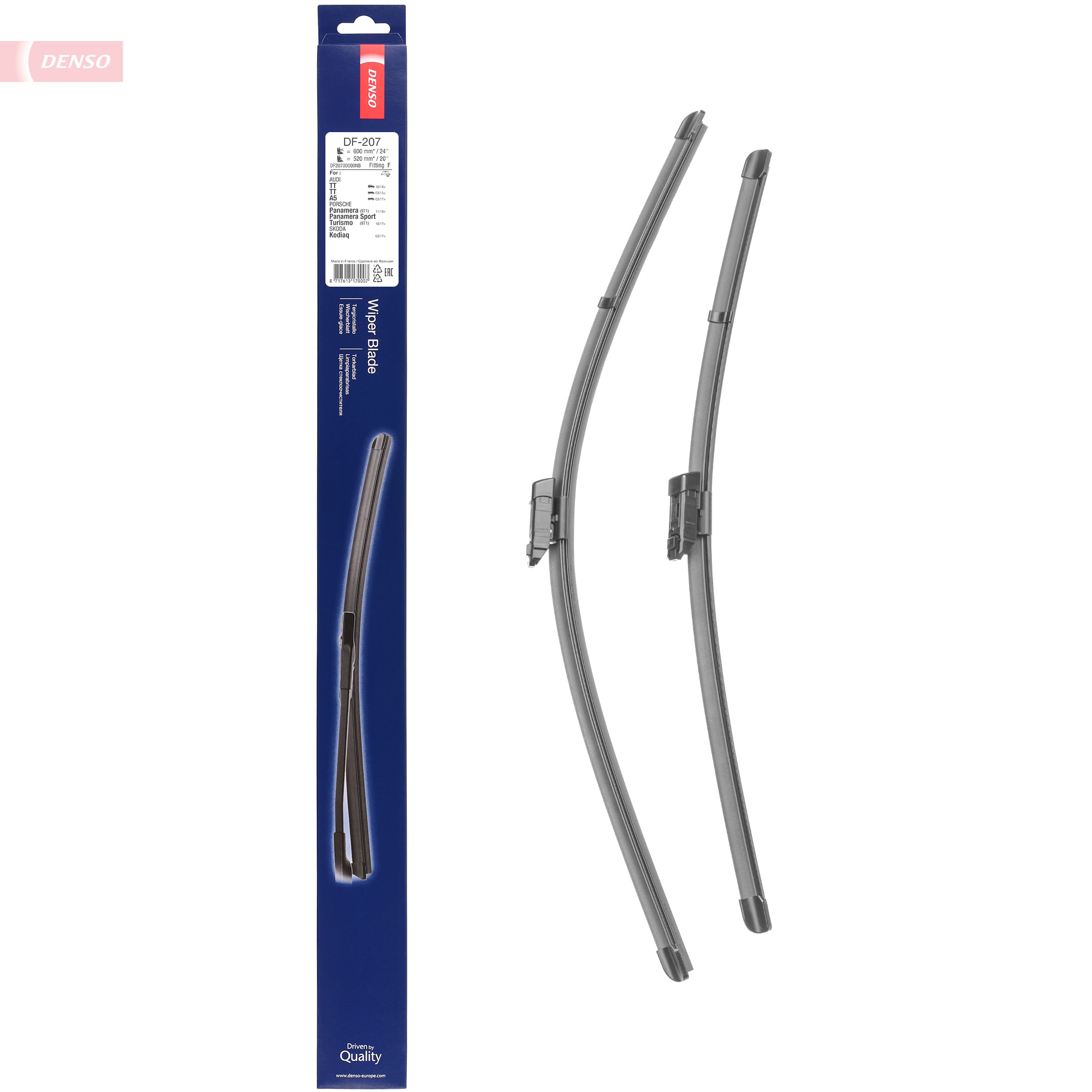 Denso Wischblatt Df-207, 600/520Mm, Vorne - Bild 5