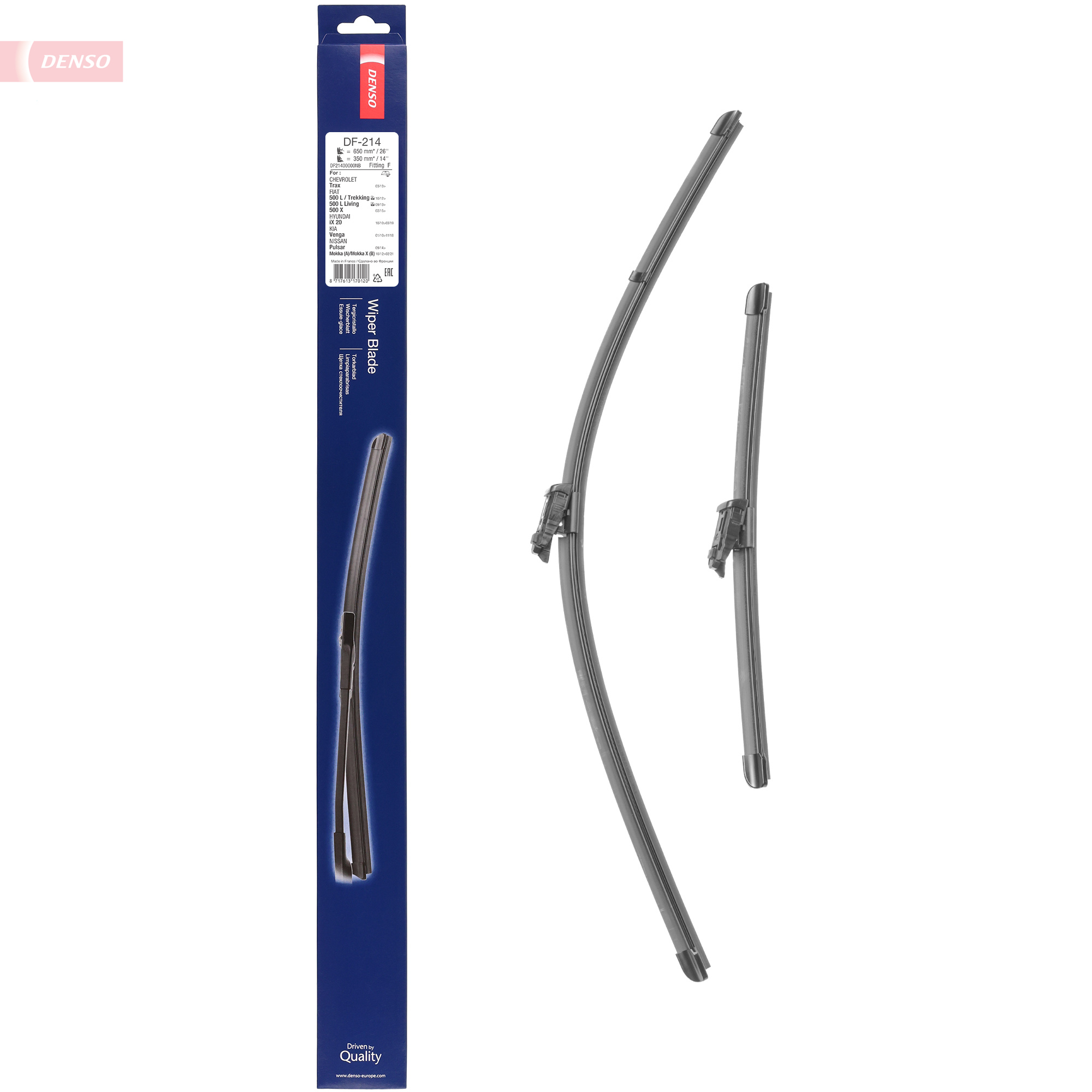 DENSO Wischblatt df214 für CHEVROLET HYUNDAI KIA