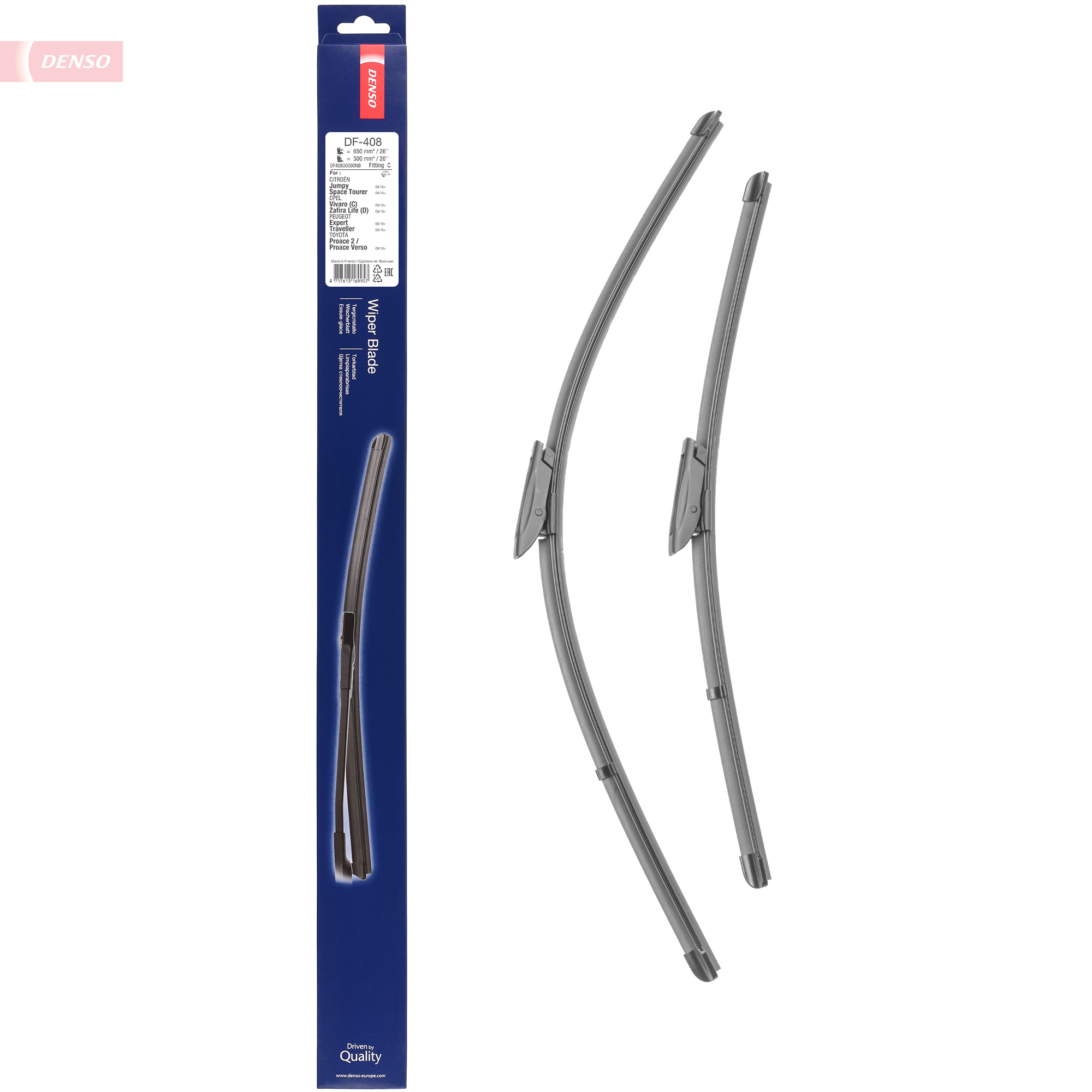 DENSO Wischblatt df408 für Citroën Peugeot TOYOTA