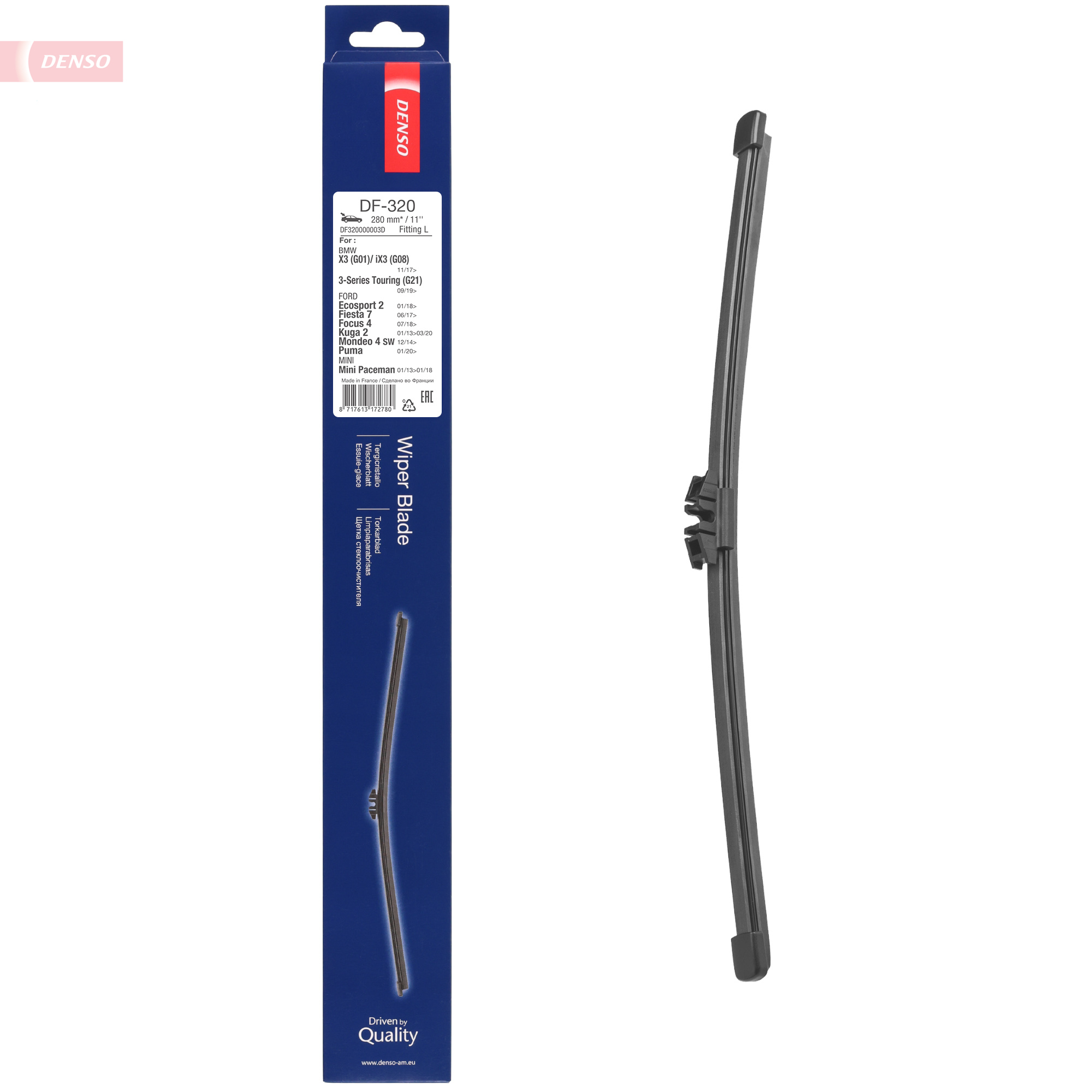 Wischblatt Flachbalkenwischblatt DF-320 DENSO für FORD MINI BMW LAND ROVER - Bild 4