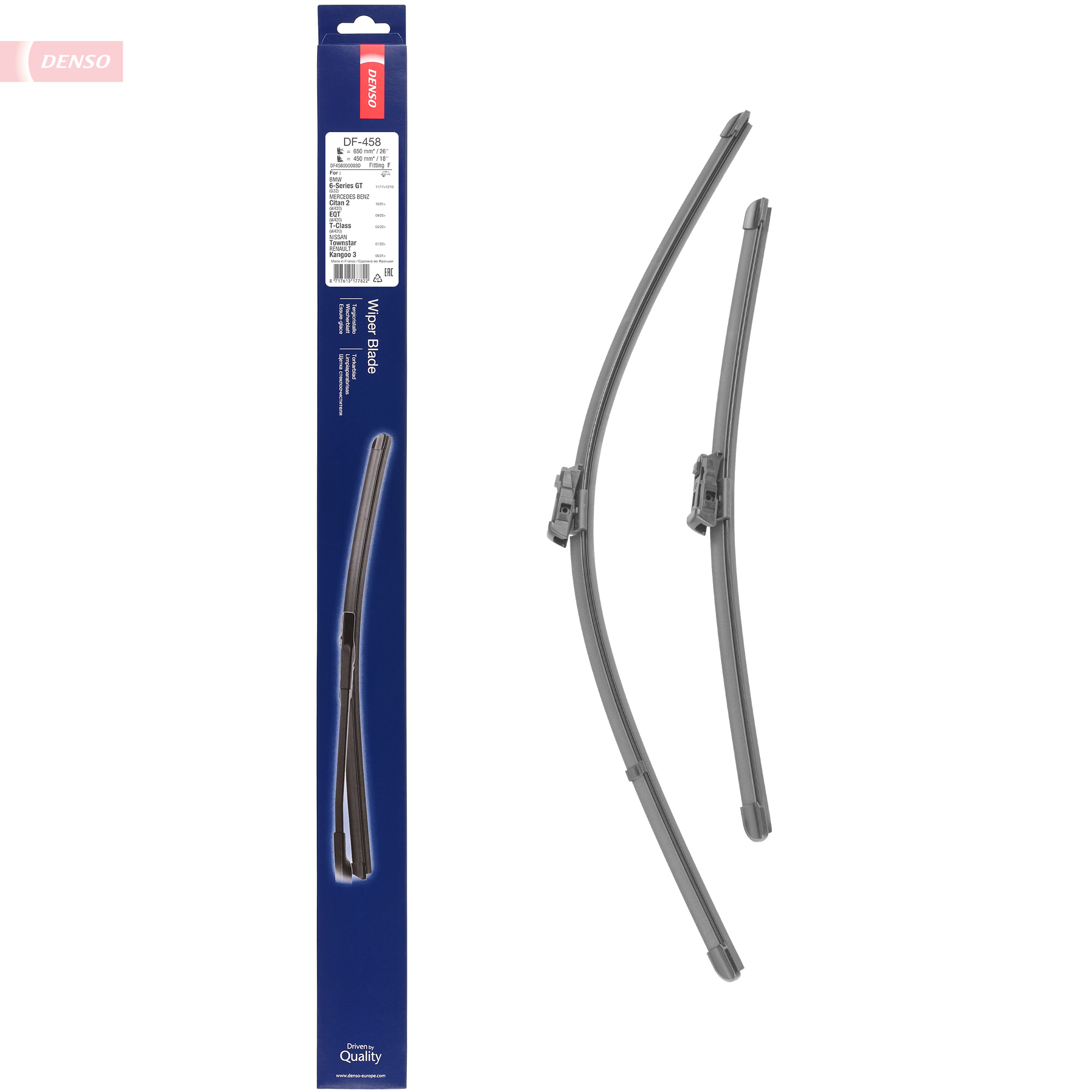 DENSO Wischblatt df458 für BMW Mercedes NISSAN RENAULT