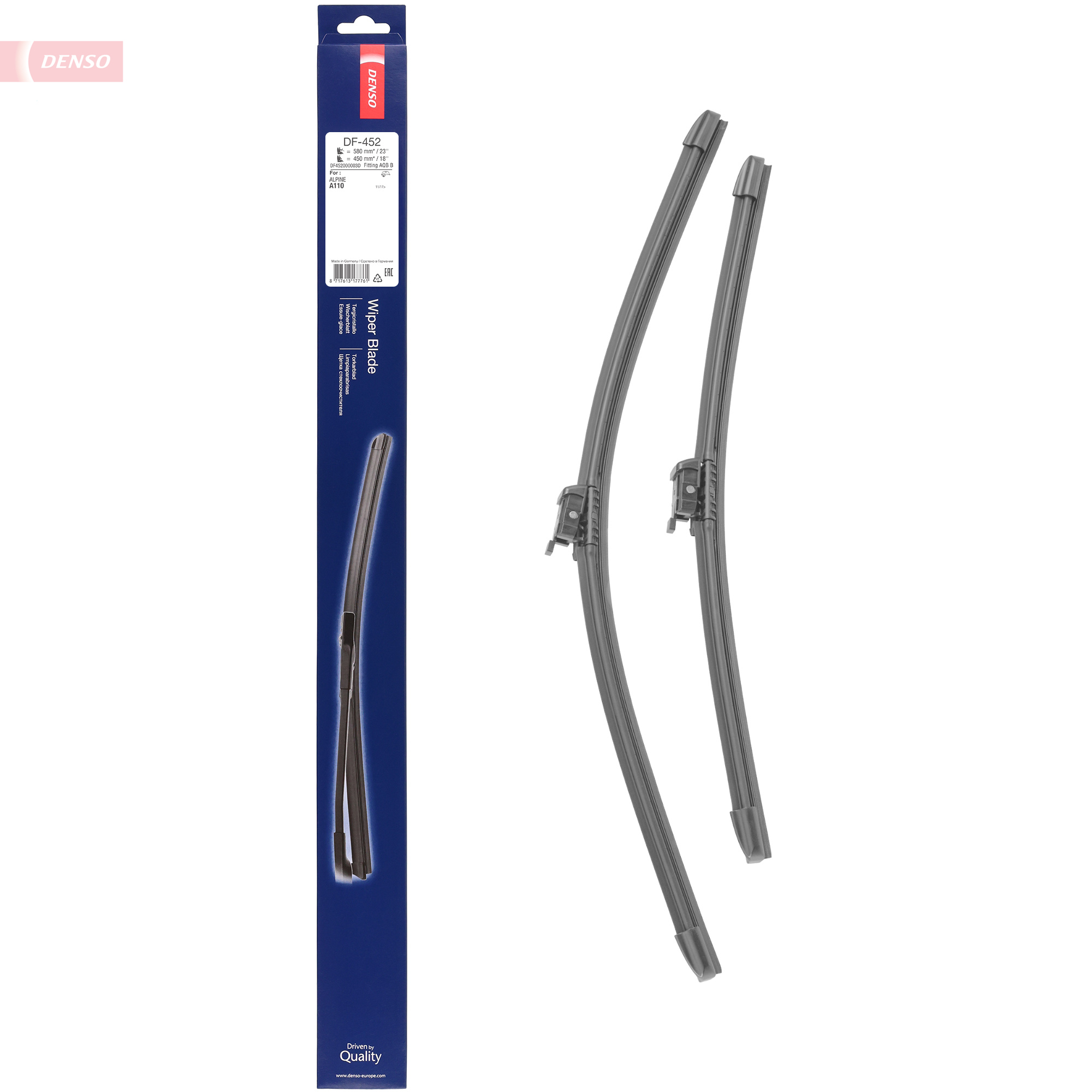 DENSO Wischblatt df452 für ALPINE