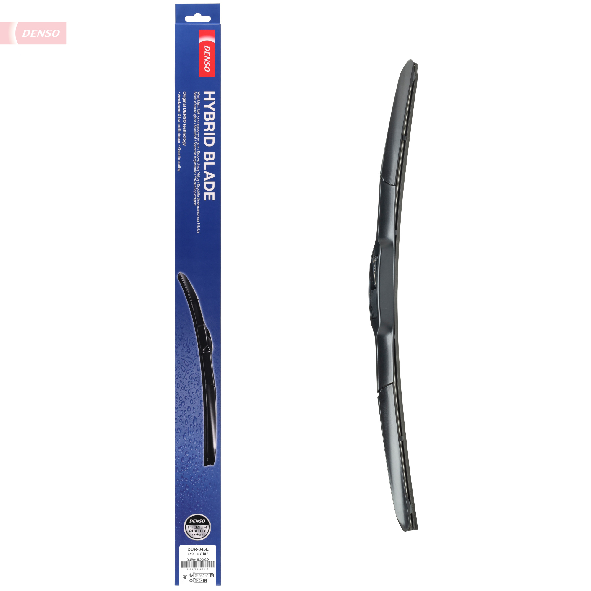 DENSO Wischblatt, dur045l für Opel GM FERRARI Ford HONDA MAZDA MITSUBISHI Subaru TOYOTA LEXUS HYUNDAI KIA MINI