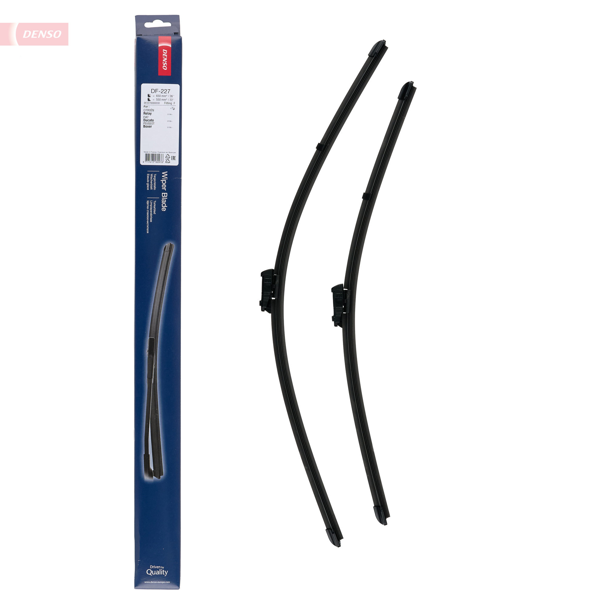 DENSO Wischblatt df227 für Citroën Fiat Vaughall