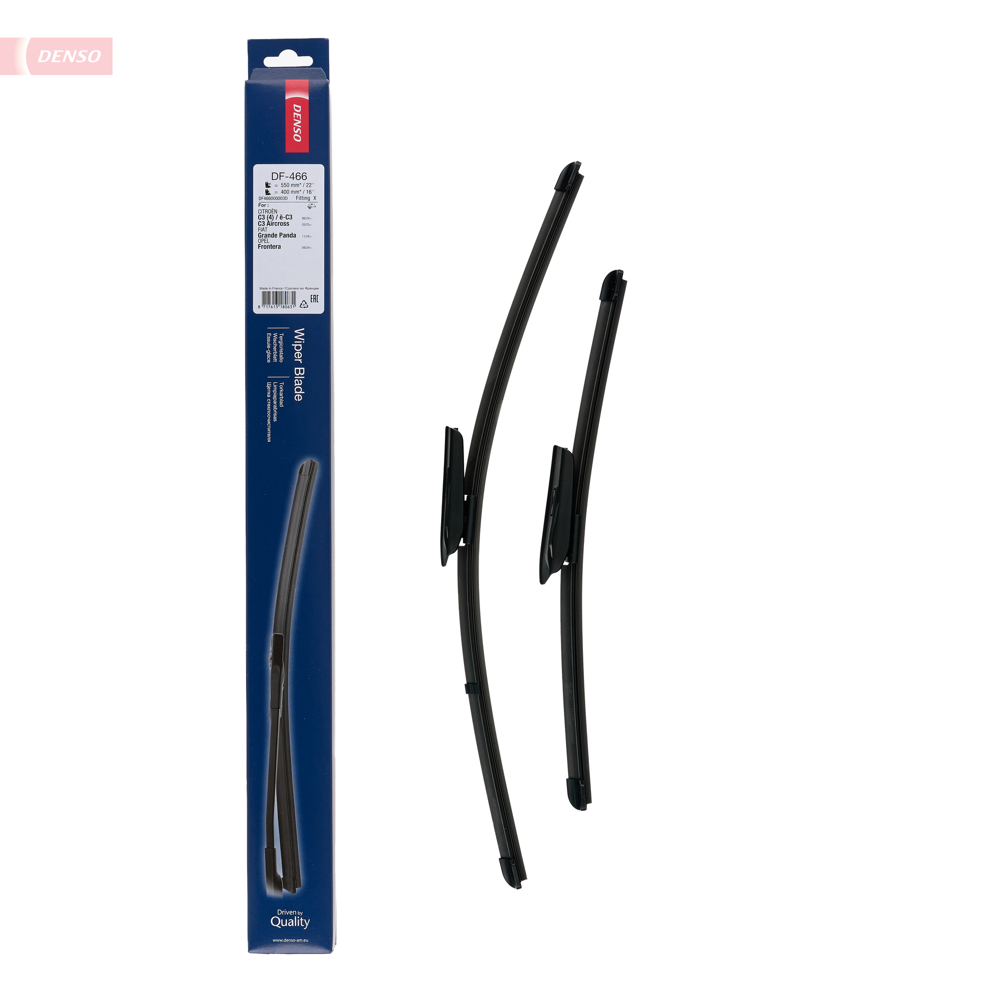 DENSO Wischblatt df466 für Fiat Citroën Opel