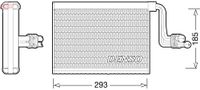 DENSO Verdampfer, Klimaanlage, Art.-Nr. DEV05002