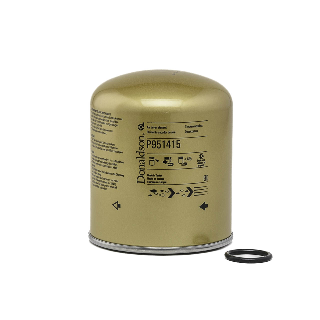 DONALDSON Lufttrocknerpatrone, Druckluftanlage p951415 140mm für DAF Volvo RENAULT TRUCKS